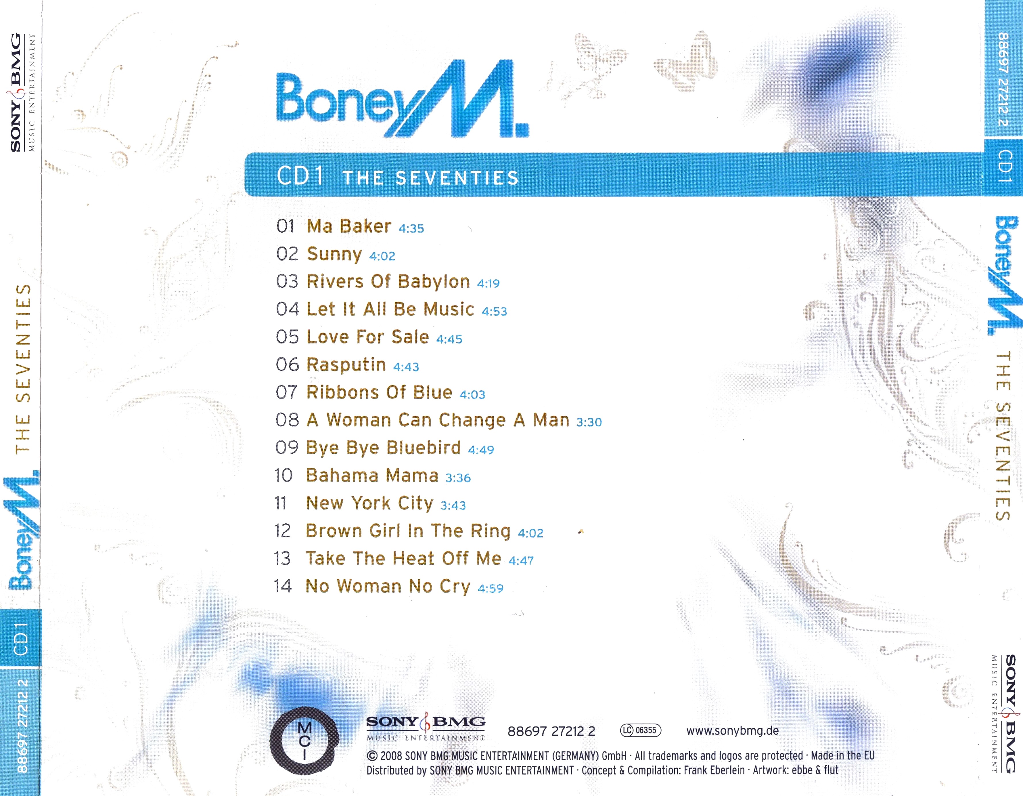 Boney M The Collection : Back 1 | CD Covers | Cover Century | Over 1. ...